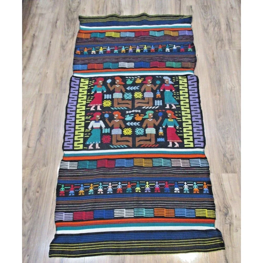 Sombol Guatemala Woven Tapestry Wall Hanging 63